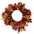 Fall Leaves Wreath 24"